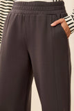 TECHNO LUX Scuba Knit Pull-On Wide Leg Joggers