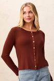Wear 2 Ways Cardigan Top w/ Fancy Buttons