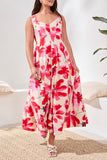 Sleeveless Floral Dress
