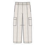 Pull On Ankle Pant W/Cargo Pockets