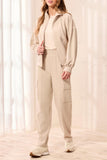 Pull On Ankle Pant W/Cargo Pockets