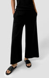Lightweight Ponte Wide Ankle Pant