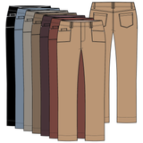 5 Pocket Pull On Ankle Pant