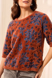 Elbow Sleeve Crew Sweater