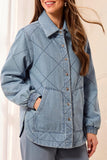 Quilted Denim Jacket