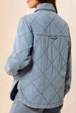 Quilted Denim Jacket