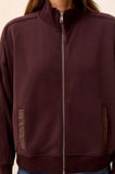 Knit Bomber w/ Trims & Fancy Detail