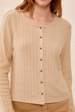 Crew Neck Cardigan