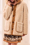 Reversible Sherpa & Faux Suede Coat