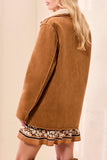 Reversible Sherpa & Faux Suede Coat