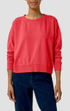 Garment Dyed Terry Cropped Sweatshirt