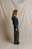 Ziggy Reverse Fleece V-Neck Sweatshirt