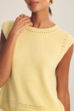 Vanny Sweater Novelty Pima Cotton
