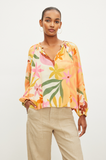 Dion Printed Viscose Top