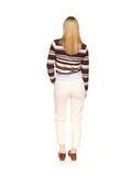 Cashmere Slim Fit Stripey Polo