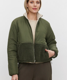 Tasha Puffer Sherpa Jacket