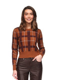 Cashmere Checkered Crew