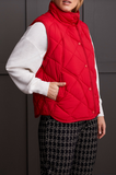 Quilted A-Line Puffer Vest