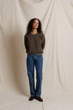 Ziggy Inside Out Fleece Shrunken Crewneck Sweatshirt