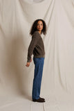 Ziggy Inside Out Fleece Shrunken Crewneck Sweatshirt