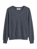 Ziggy Reverse Fleece V-Neck Sweatshirt