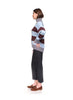 Cotton Betty Stripe High Neck