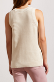 Ribbed Knitted Sweater Vest