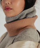 Cashmere Blend Two-Tone Neck Warmer