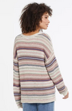 Multicolor Boatneck Sweater