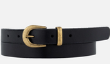 Ank Skinny Leather Belt